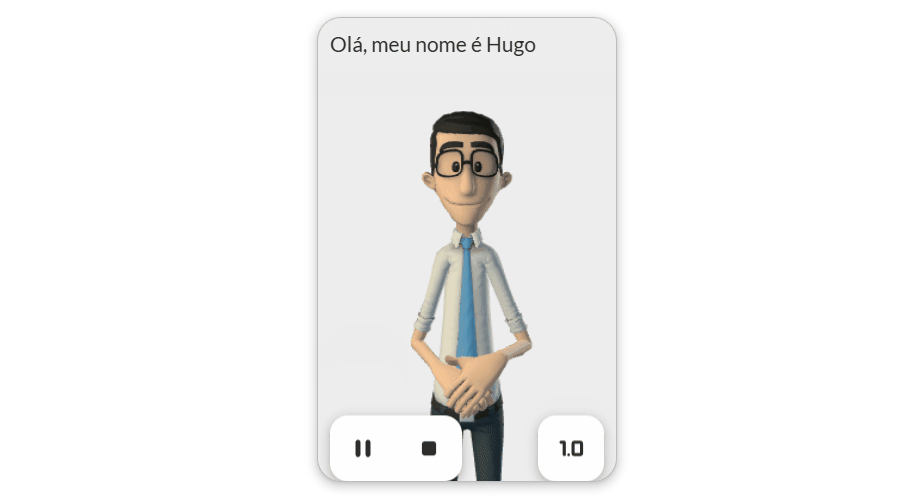 Exemplo velocidade padrão